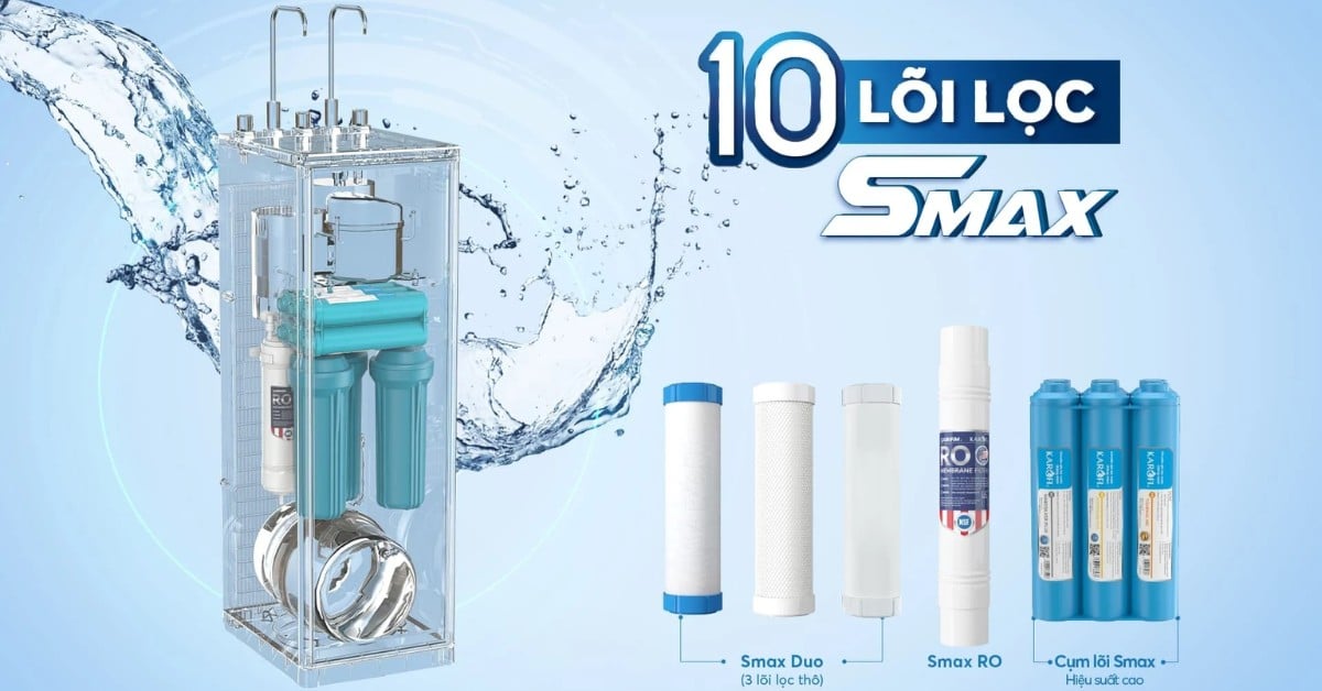 Máy lọc nước nóng nguội Karofi KAH-D10