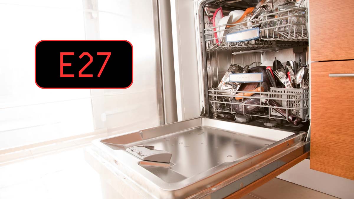 Nguyên nhân lỗi E27 máy rửa bát Bosch