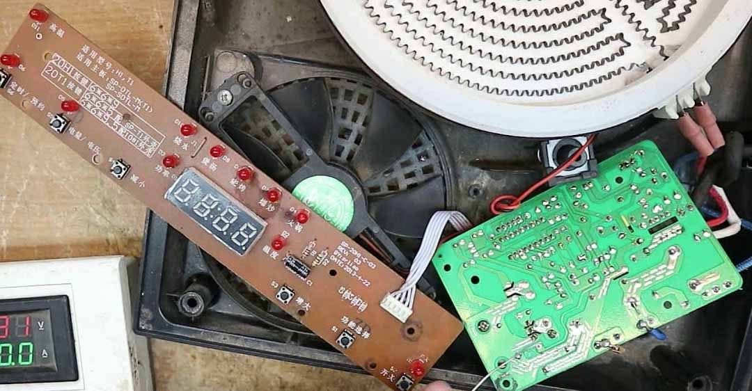 Kiểm tra và thay thế linh kiện bếp hồng ngoại
