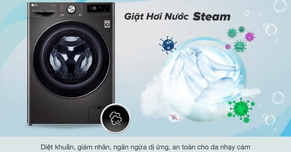 Đặc điểm nổi bật của Máy giặt LG AI DD Inverter 10 kg FV1410S3B