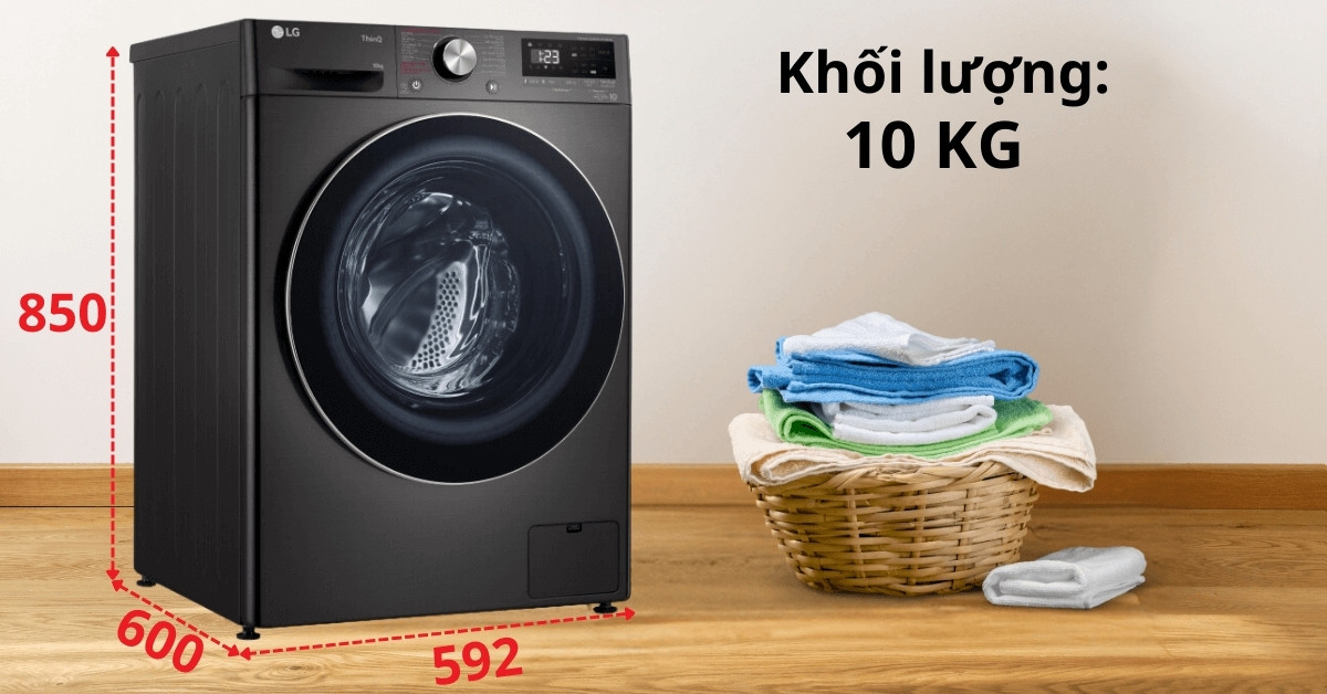 Máy giặt LG AI DD Inverter 10 kg FV1410S4B