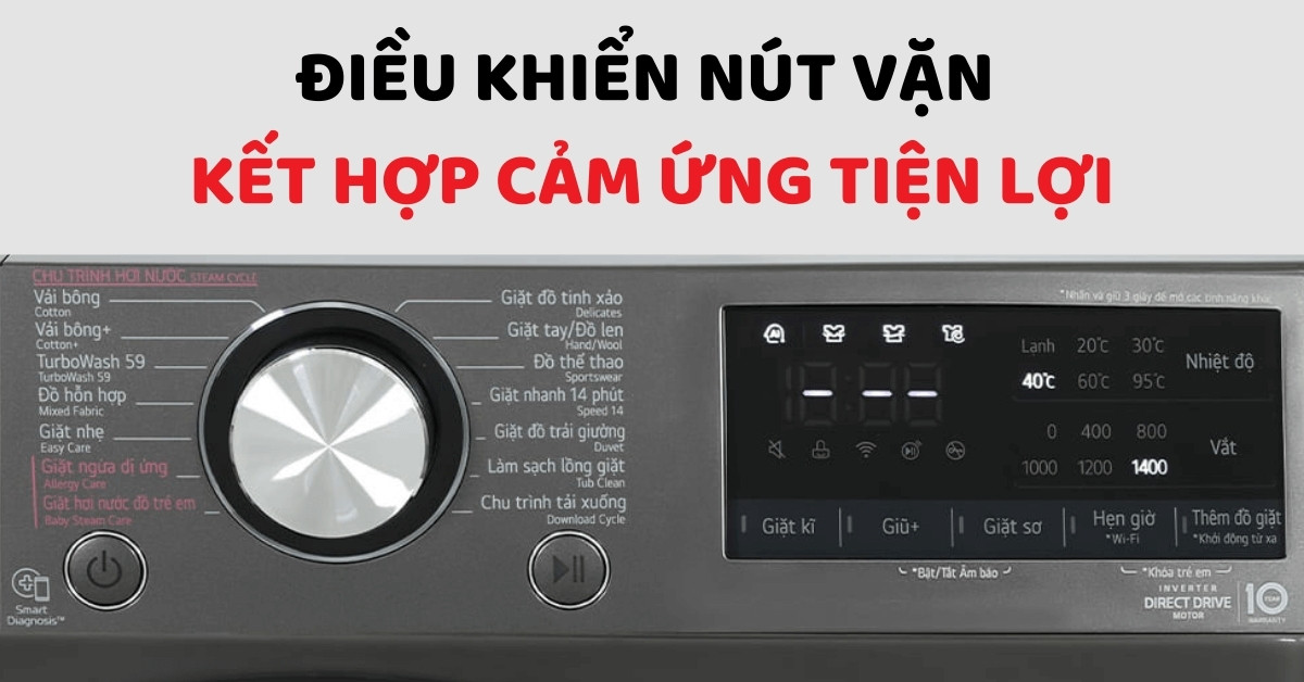 Máy giặt LG AI DD Inverter 10 kg FV1410S4B