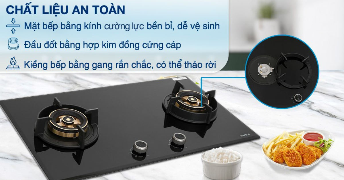 Hướng dẫn sử dụng Bếp gas 2 vùng nấu Hafele 78cm HC-G782B 538.66.507