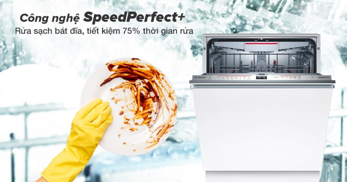 Hướng dẫn sử dụng Máy rửa chén âm tủ Bosch SMV6ZCX42E Series 6, công nghệ Zeolith, Home connect