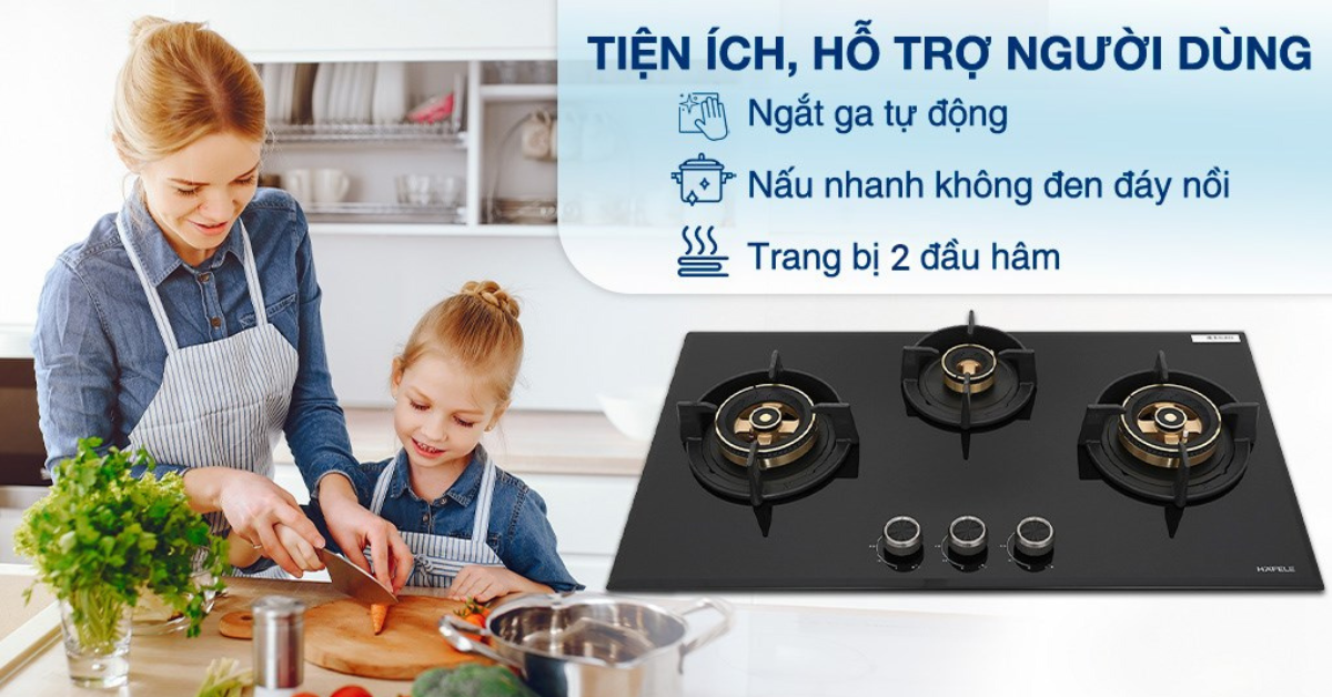 Hướng dẫn sử dụng Bếp gas 3 vùng nấu Hafele 78cm HC-G783B 538.66.477