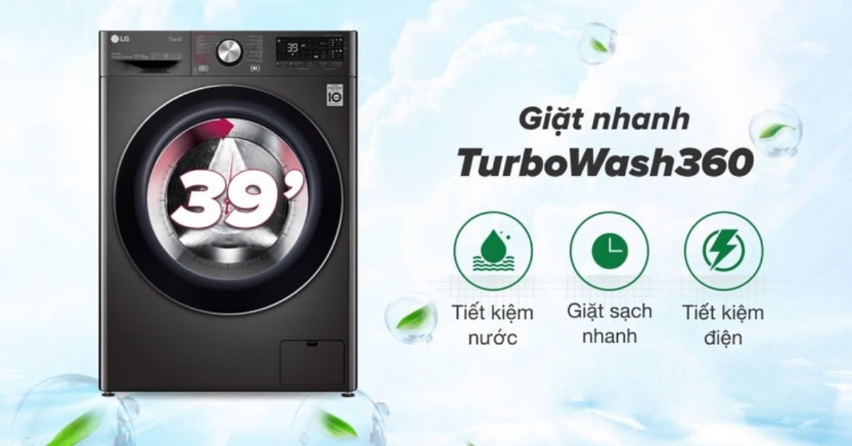 Máy giặt LG Inverter 12 kg FV1412S3BA