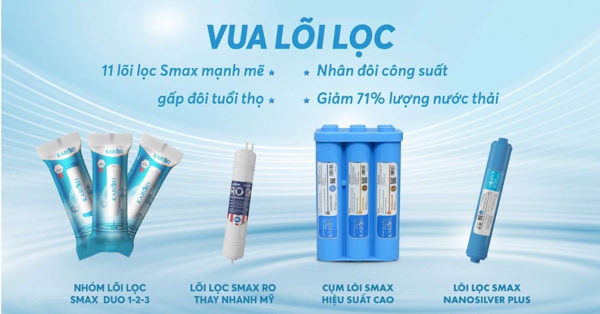 Máy lọc nước nóng lạnh Karofi KAD-D66S