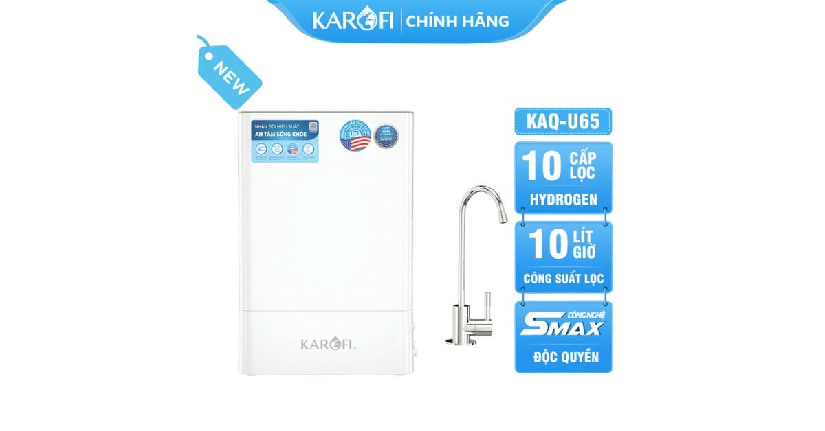 Máy lọc nước Karofi KAQ-U65