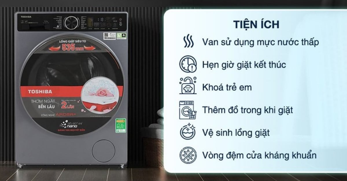 Máy giặt cửa trước 10.5 kg Toshiba TW-T25BU115MWV(MG)