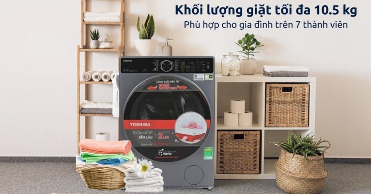 Máy giặt cửa trước 10.5 kg Toshiba TW-T25BU115MWV(MG)