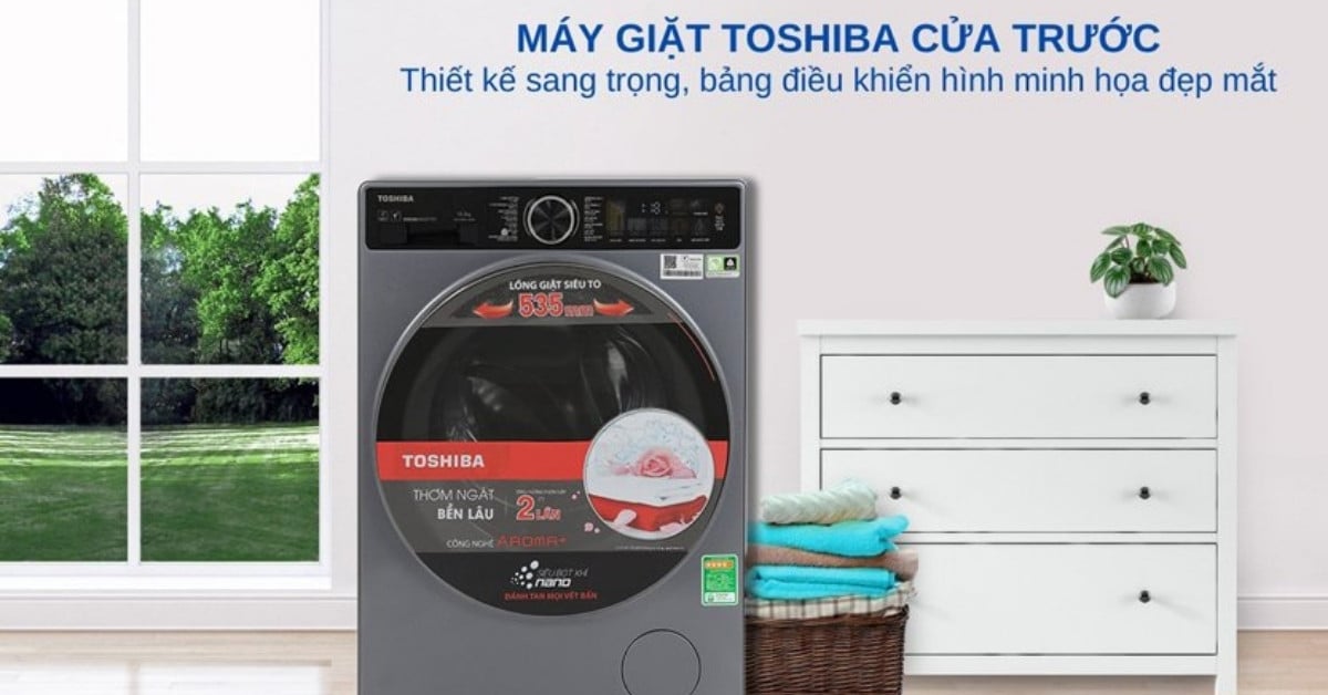 Máy giặt cửa trước 10.5 kg Toshiba TW-T25BU115MWV(MG)