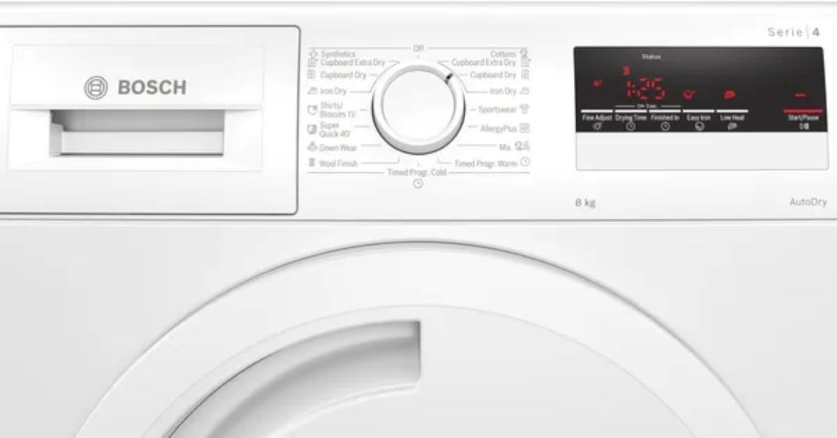Máy sấy ngưng tụ Bosch WTN84201MY 8kg Series 4