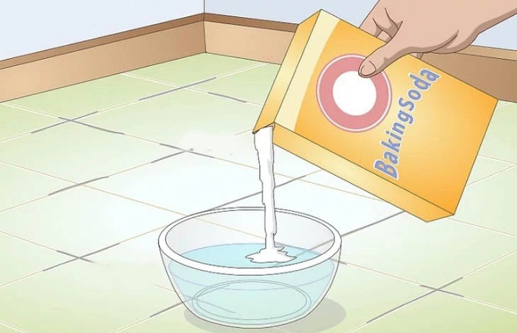 Baking soda cũng có thể làm cho sàn nhà của bạn sạch bóng bằng