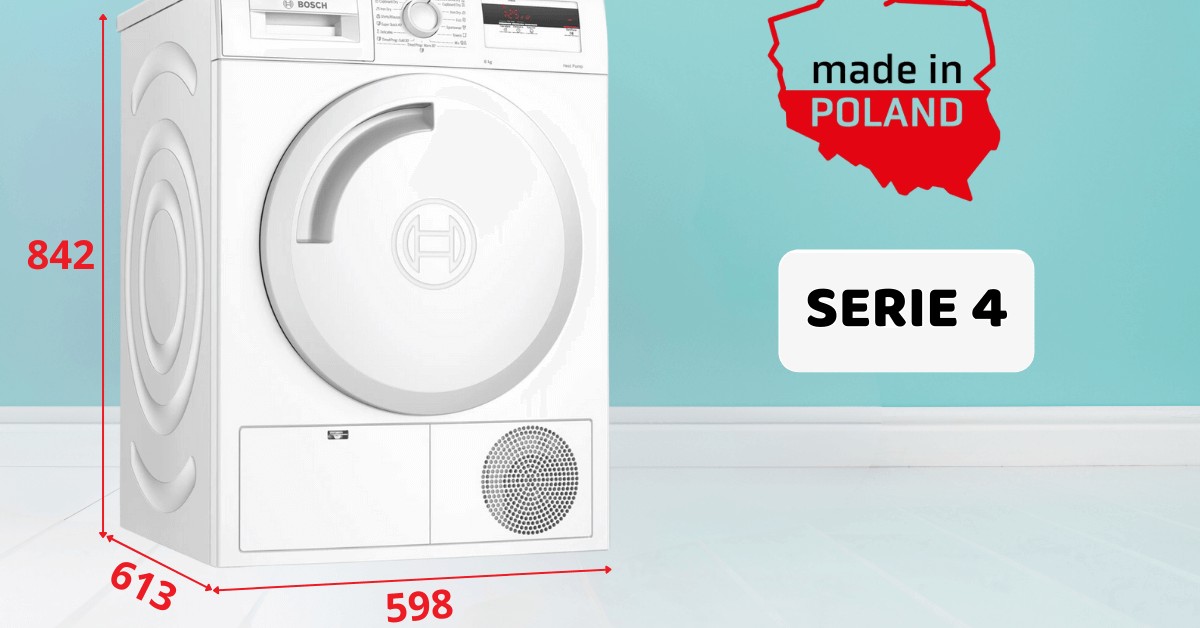 Máy sấy quần áo Bosch WTH83008SG Series 4 8kg