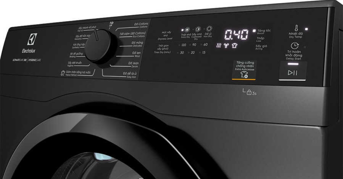 Máy sấy thông hơi 9kg Electrolux EDS904N3SC