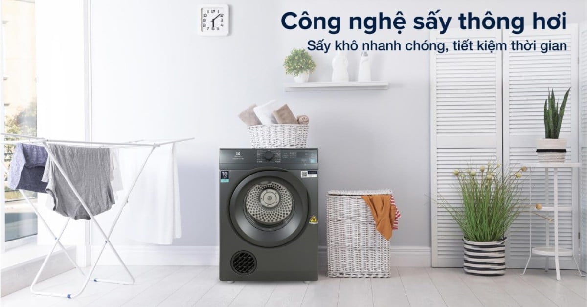 Máy sấy thông hơi Electrolux EDV854N3SB 8.5kg