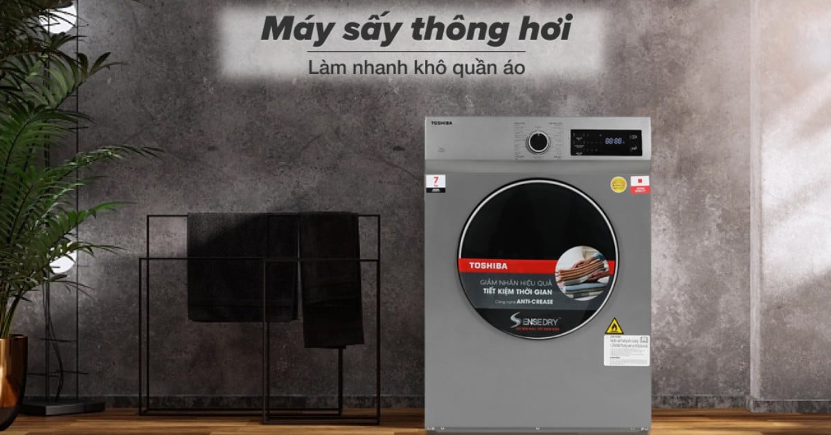 Máy sấy thông hơi Toshiba TD-H80SEV (SK)