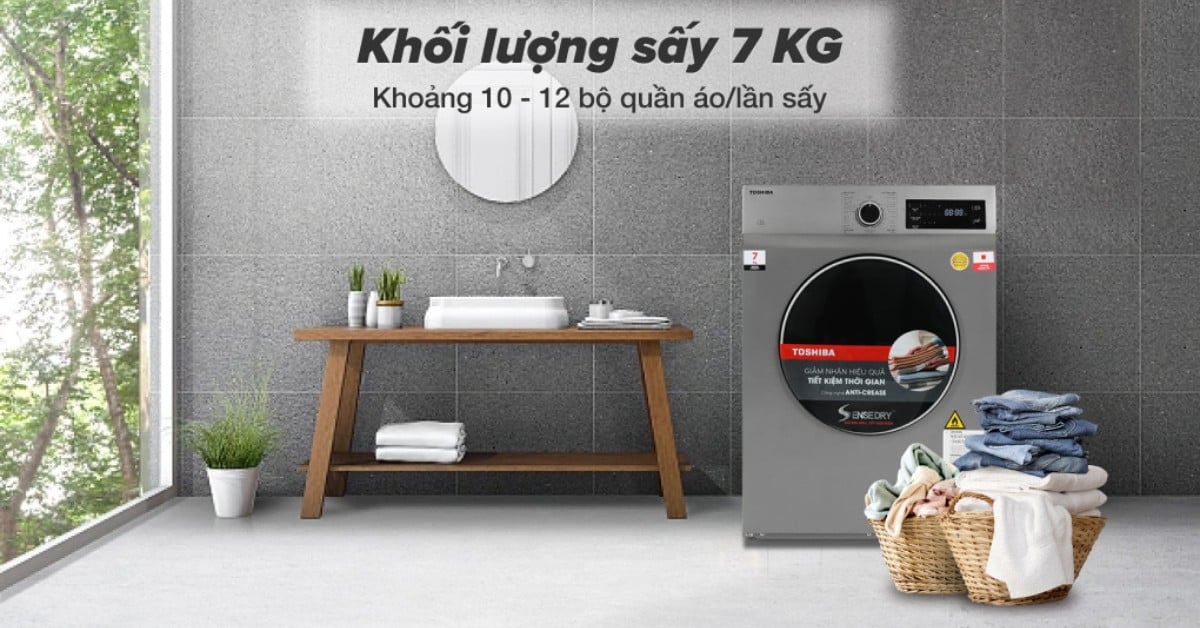 Máy sấy thông hơi Toshiba TD-H80SEV (SK)