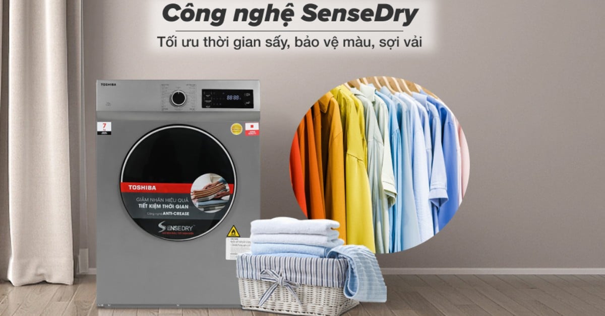 Máy sấy thông hơi Toshiba TD-H80SEV (SK)