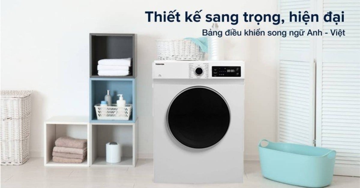 Máy sấy thông hơi TOSHIBA TD-H80SEV(WK)