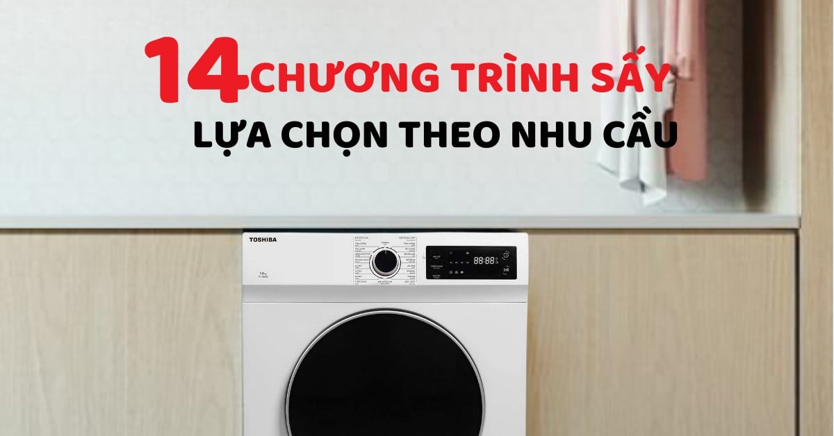 Máy sấy thông hơi TOSHIBA TD-H80SEV(WK)