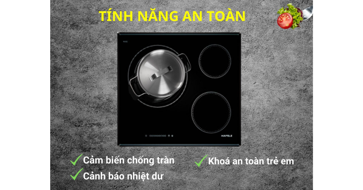 Đặc điểm nổi bật của Bếp điện 3 vùng nấu Hafele HC-R603P 536.01.741