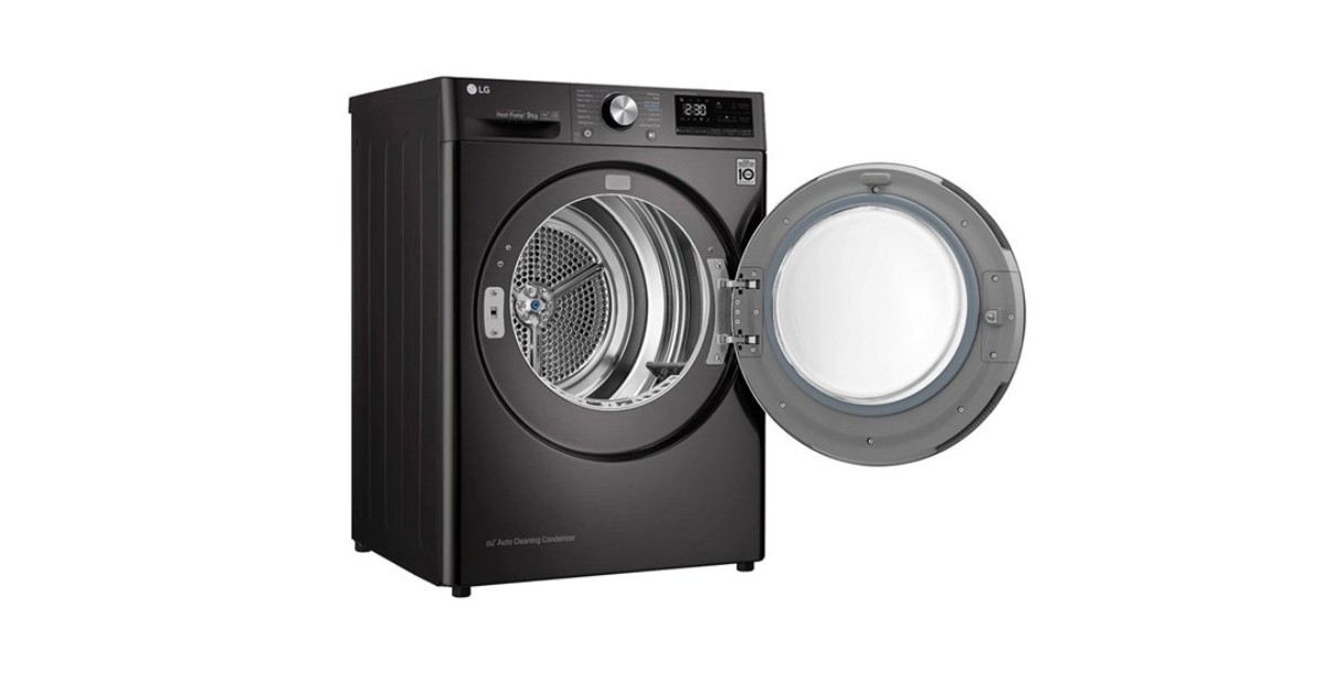 Máy sấy bơm nhiệt LG 9 kg DVHP09B