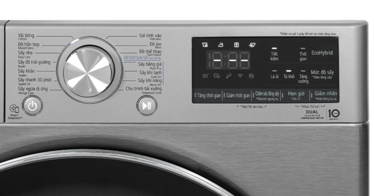 Máy sấy bơm nhiệt LG 10.5 kg DVHP50P