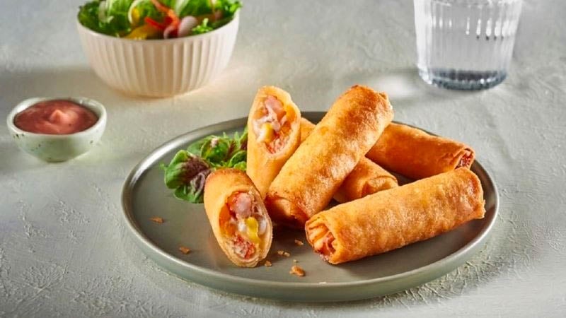 Chiên chả giò bằng nồi chiên không dầu