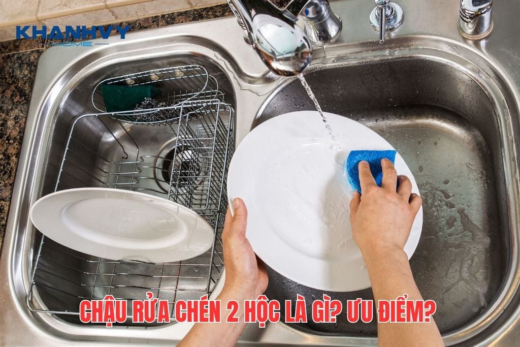 Ưu điểm của chậu rửa chén 2 hộc