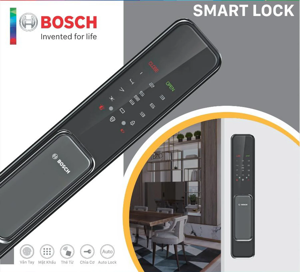 Đặc điểm nổi bật của Khóa điện tử Bosch GD.EL 600 EU GRAY