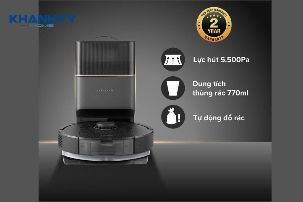 Đánh giá robot hút bụi lau nhà Roborock Q5 Pro Plus cao cấp
