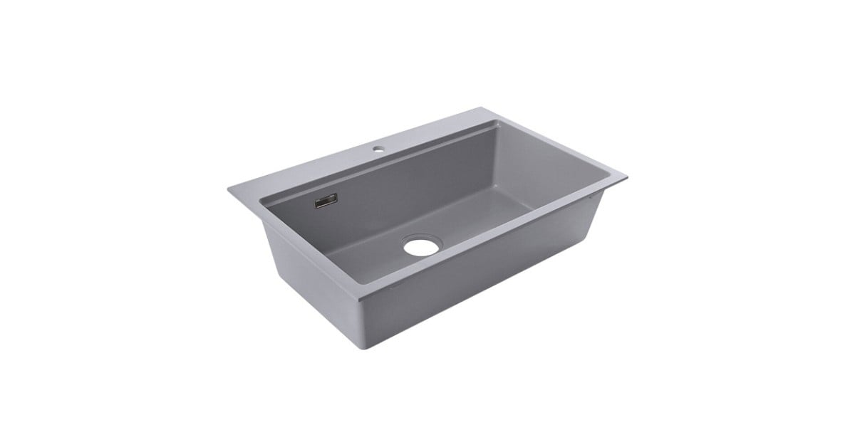 Chậu đá Hafele HS22-GEN1S90M - màu xám 577.25.530