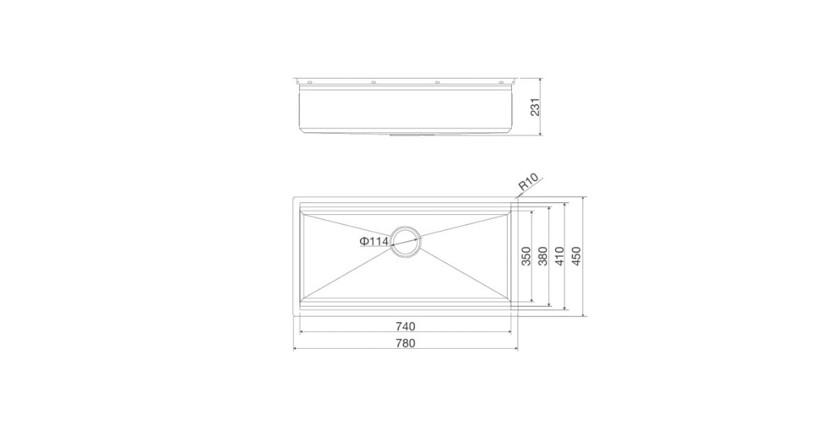 Chậu rửa bát Malloca Slide MS 781