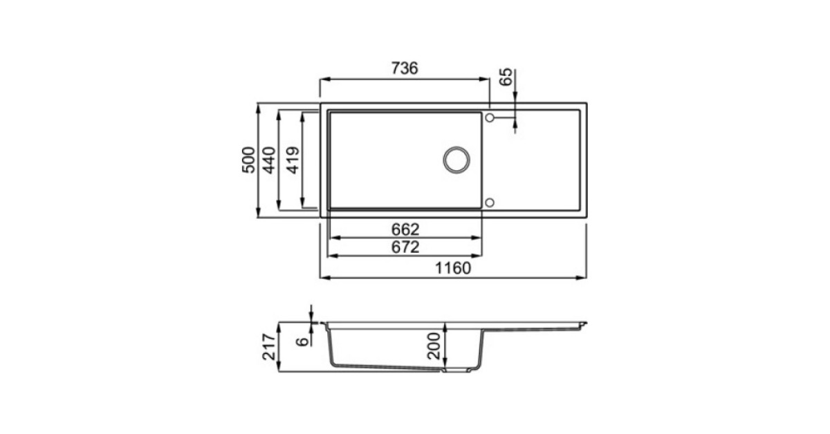 Chậu đá Malloca SENSE K82