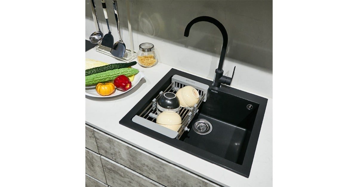 Chậu rửa chén Malloca NERO G-10540