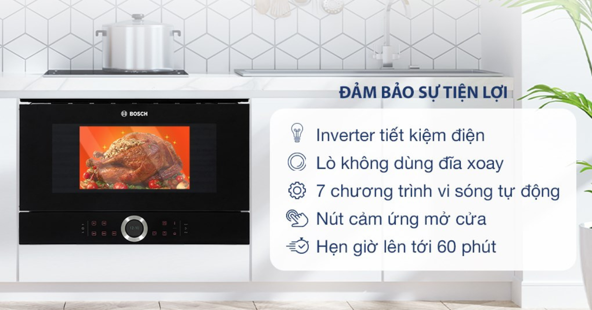 Đặc điểm nổi bật của Lò vi sóng Bosch BFL634GB1B