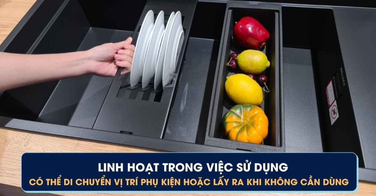 Chậu rửa chén Malloca MYST K86S - MYST K86L