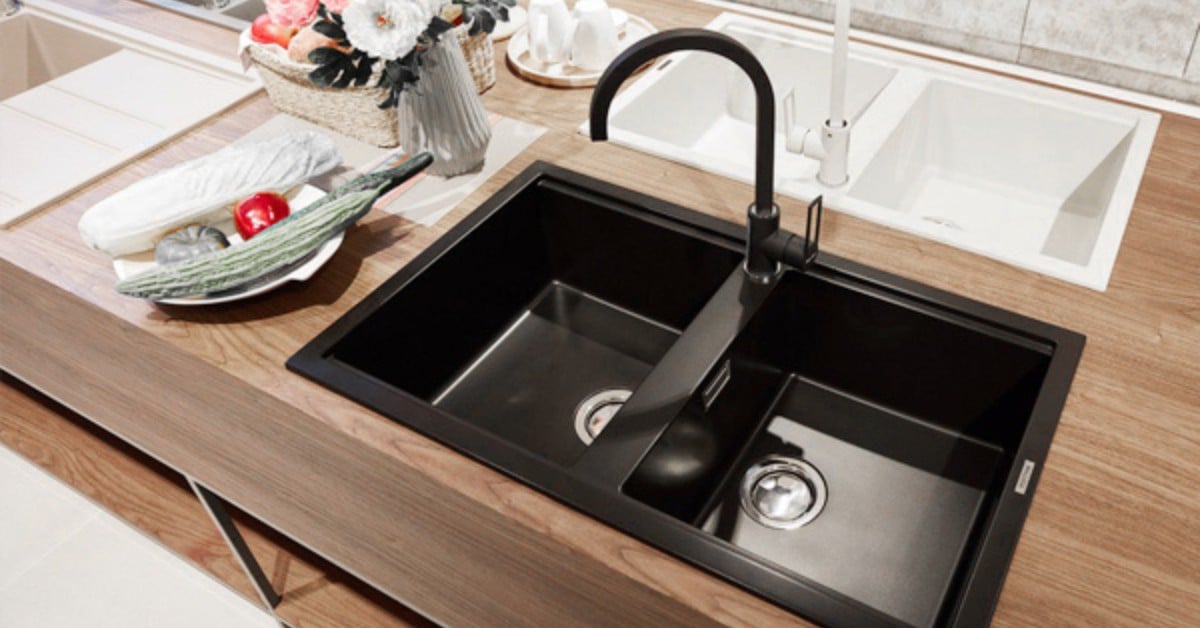 Chậu rửa chén Malloca NERO K-45040