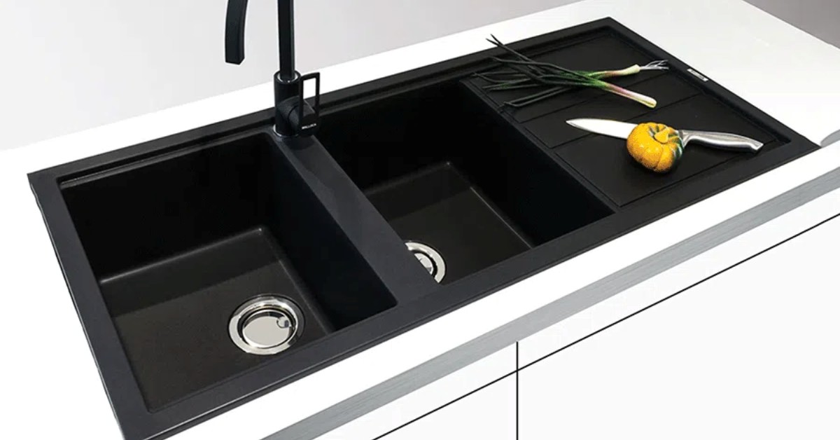 Chậu rửa chén Malloca NERO K-50040