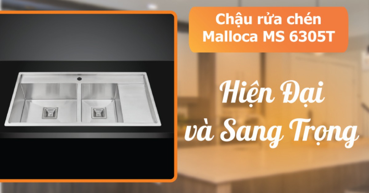 Chậu rửa chén malloca MS 6305T