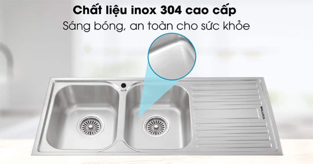Chậu rửa chén Malloca MS 1025R NEW