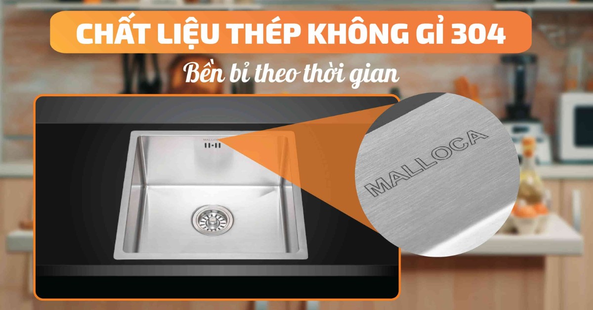 Chậu rửa chén Malloca MS 1044P