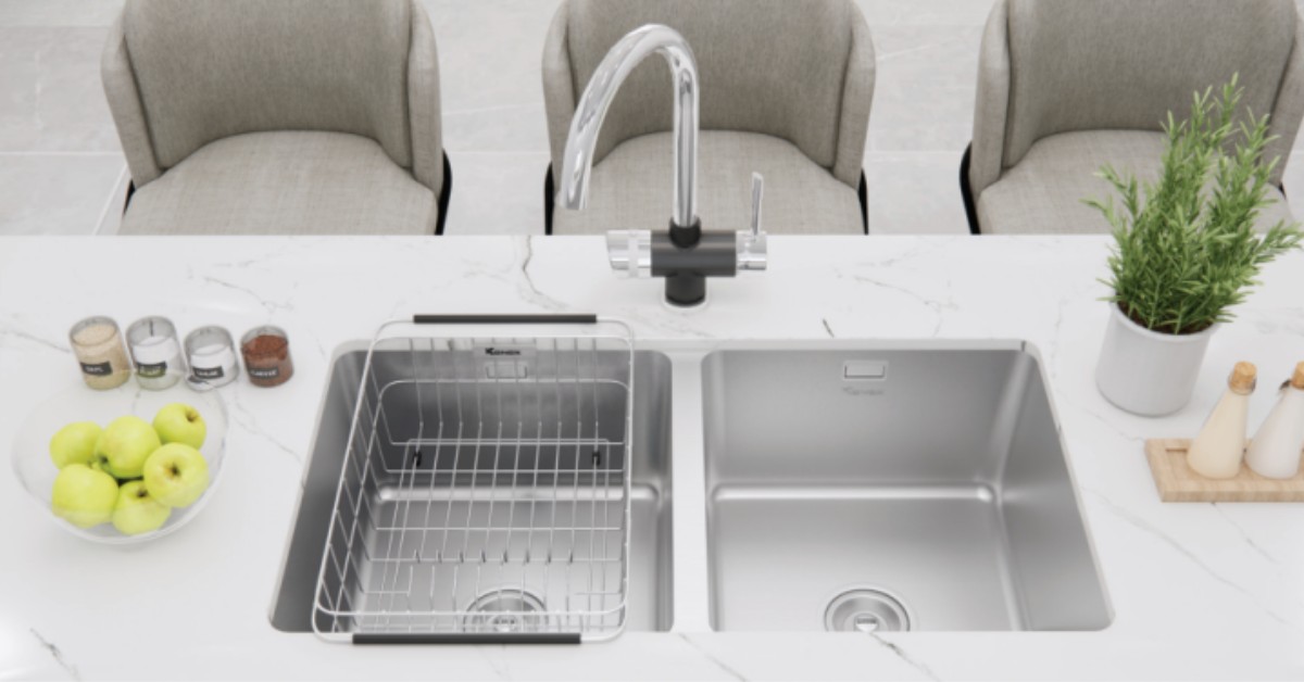Chậu rửa bát chống xước Konox KN8246DU Dekor