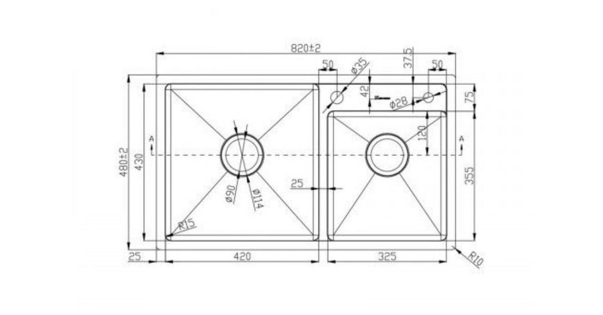 Chậu rửa bát Konox Overmount Sink KN8248DO