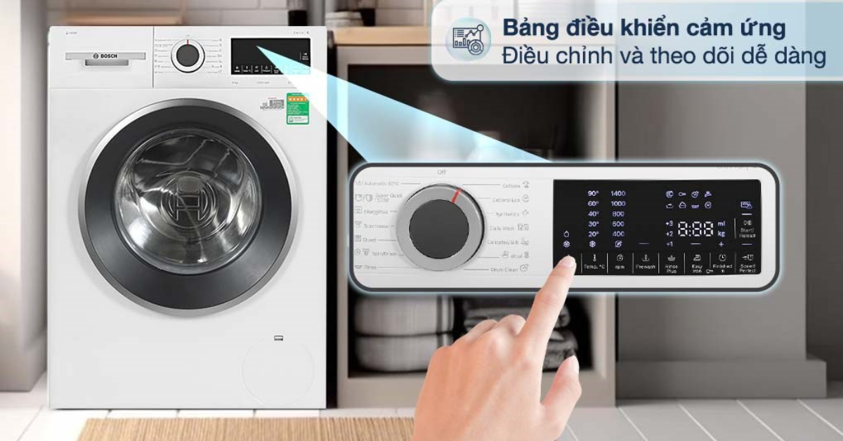 Máy giặt Bosch WGG244A0SG 9kg- Serie 6