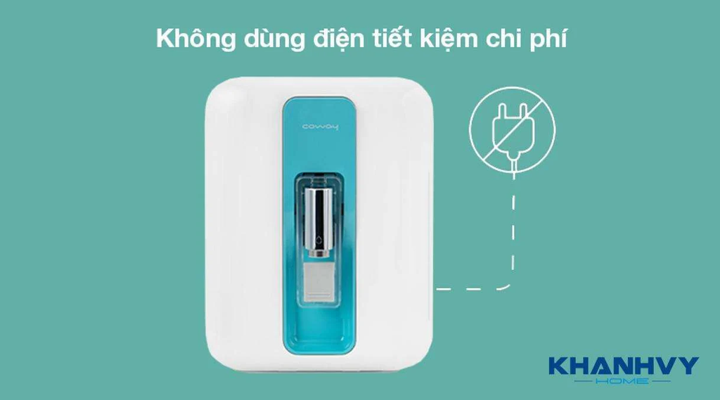 Máy lọc nước Coway P-300L hoạt động không dùng điện, tiết kiệm chi phí