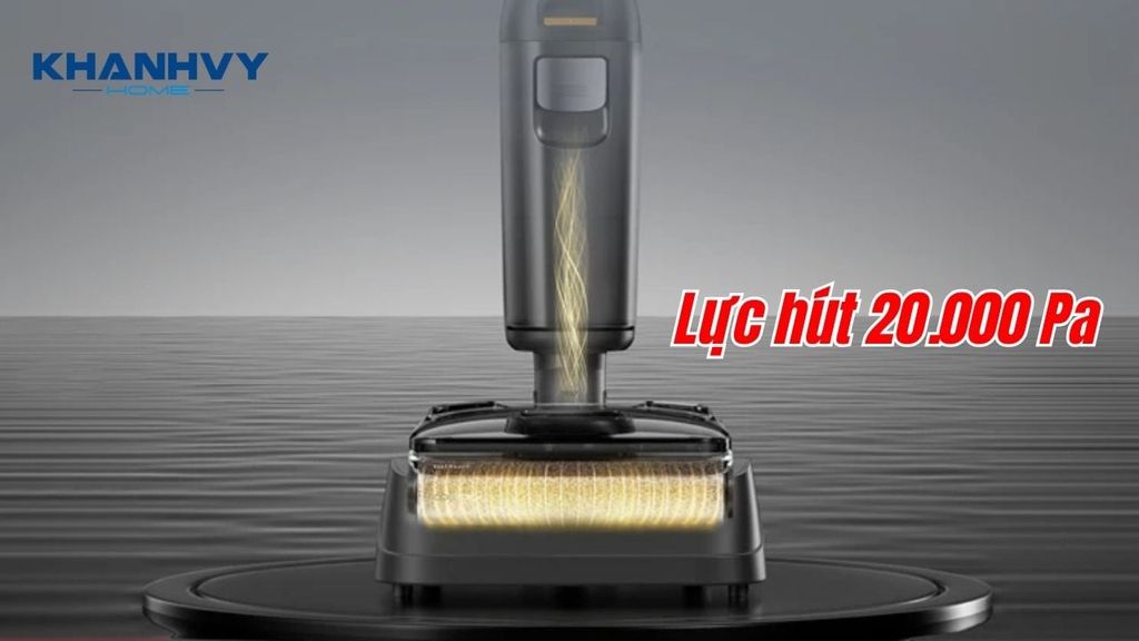 Roborock F25 ACE Combo sở hữu lực hút cực mạnh 20.000 Pa