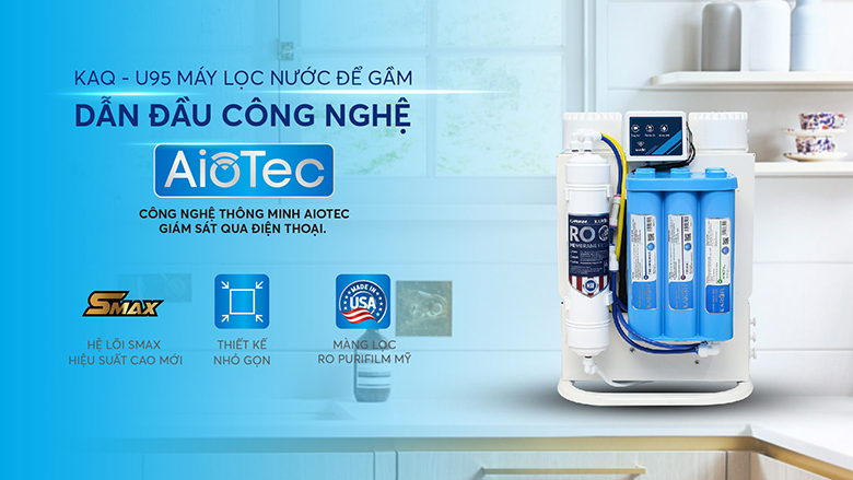 Máy lọc nước không vỏ Karofi KAQ-U95 tại Khánh Vy Home