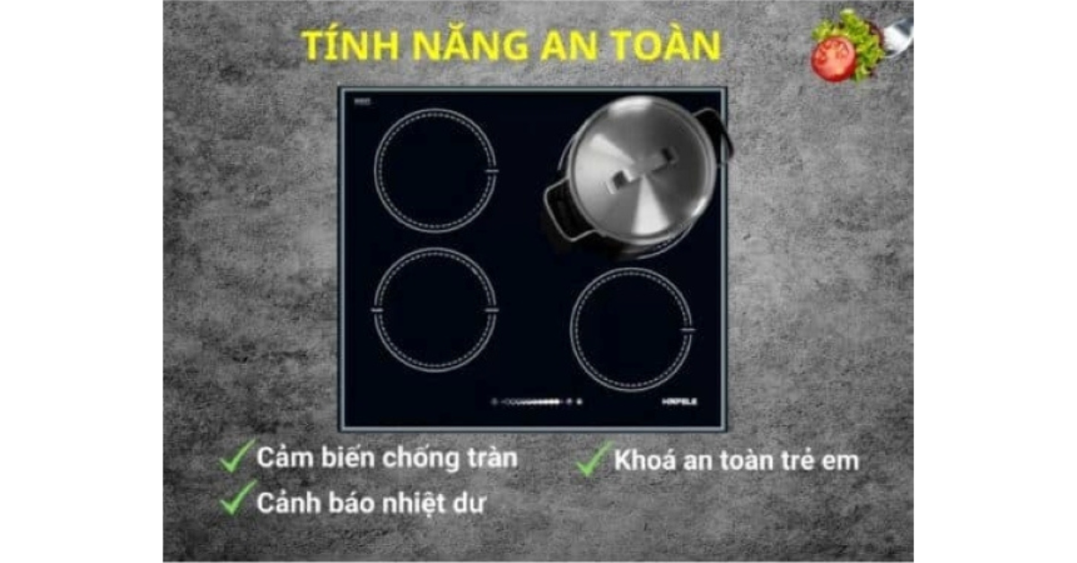 Đặc điểm nổi bật của Bếp điện 4 vùng nấu Hafele 536.01.781